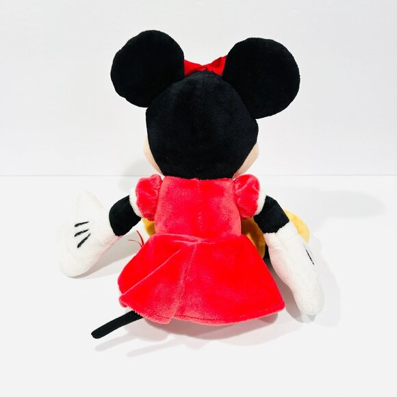 Disney Gund Minnie Mouse Teach Me to Dress Red Dress Plush - Picture 6 of 8